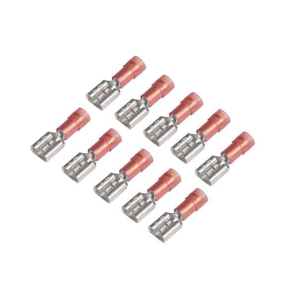 Liitin Abico Female 6.3 mm, 10 kpl