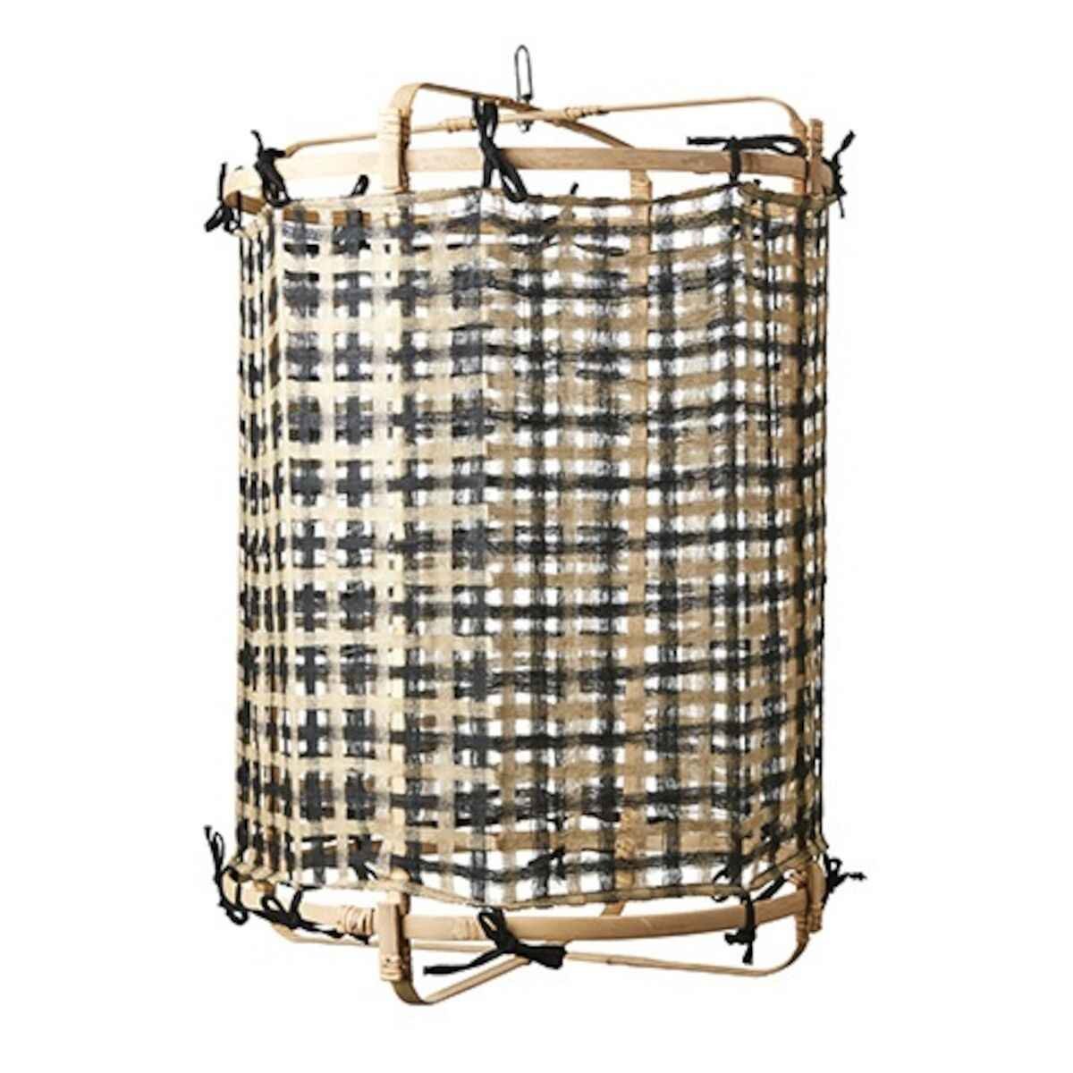 Affari Shade Siv lampunvarjostimen kangas L beige/musta