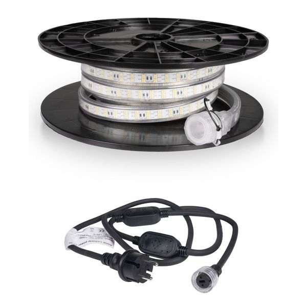 LED-nauha / Työvalo AGGE 230V - 1500 lm/m, 5 m, Nauha virtajohdolla