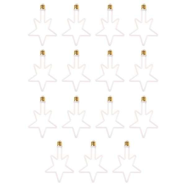 LED-lamppu AGGE Carnival E27, 8W, Star, 15 kpl