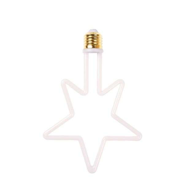 LED-lamppu AGGE Carnival E27, 8W, Star, 1 kpl