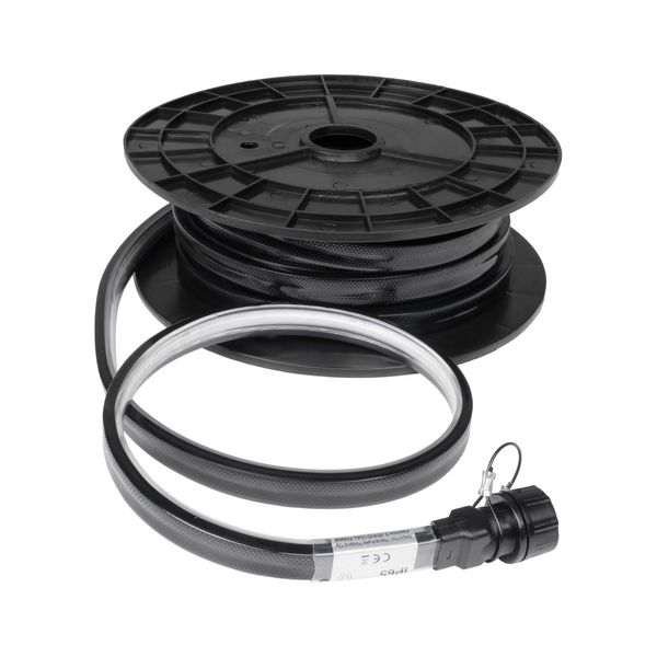 LED-nauha / Työvalo AGGE COB Dark Edition 230V - 1500 lm/m, 10 m, Nauha virtajohdolla