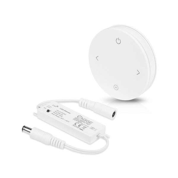LED-nauhan ohjaussetti AGGE Dimming 4-button, RF 2.4 GHz