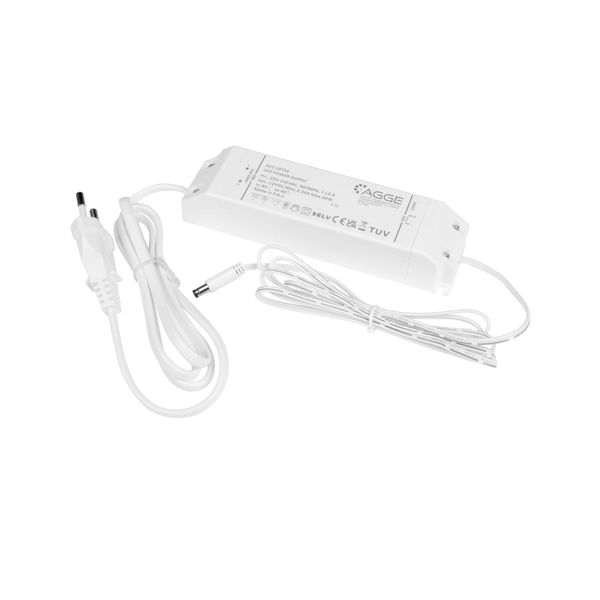 LED-nauhan muuntaja AGGE 12V, IP20, Max. teho 40W