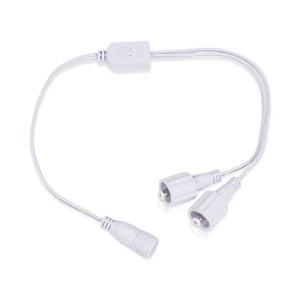 LED-nauhan haaroitinjohto AGGE, IP20/IP65, 2-haarainen kosteisiin tiloihin (IP65)