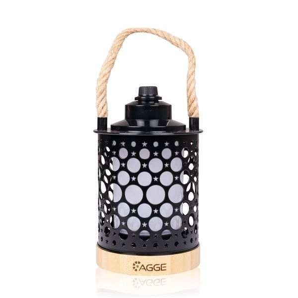 LED-lyhty AGGE Radiance, 670 lm, Musta, 360 lm