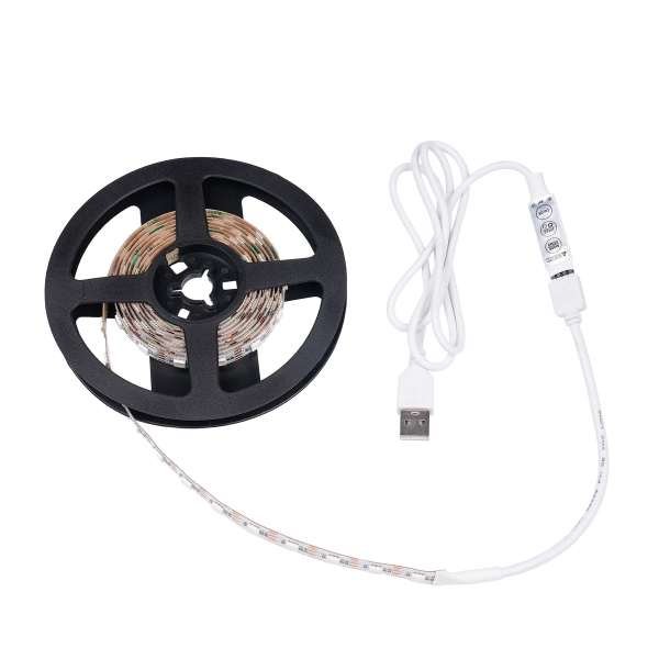 LED-nauha AGGE USB - 5V / RGB / 200 cm