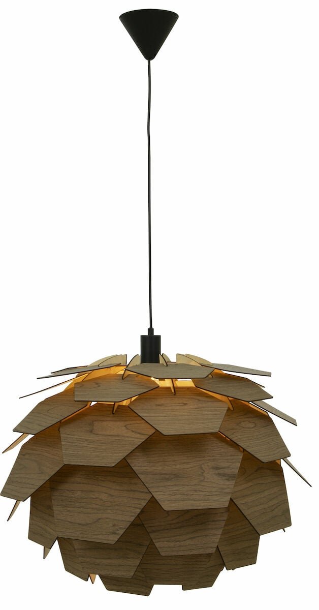 Aneta Lighting Carpatica riippuvalaisin Ø60 cm ruskea