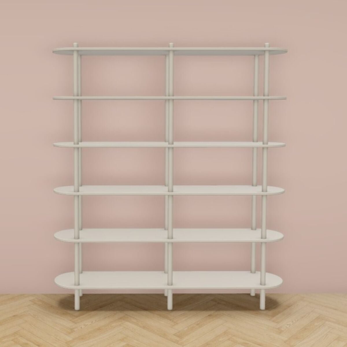 Askel avohylly 165x35x185 cm greige