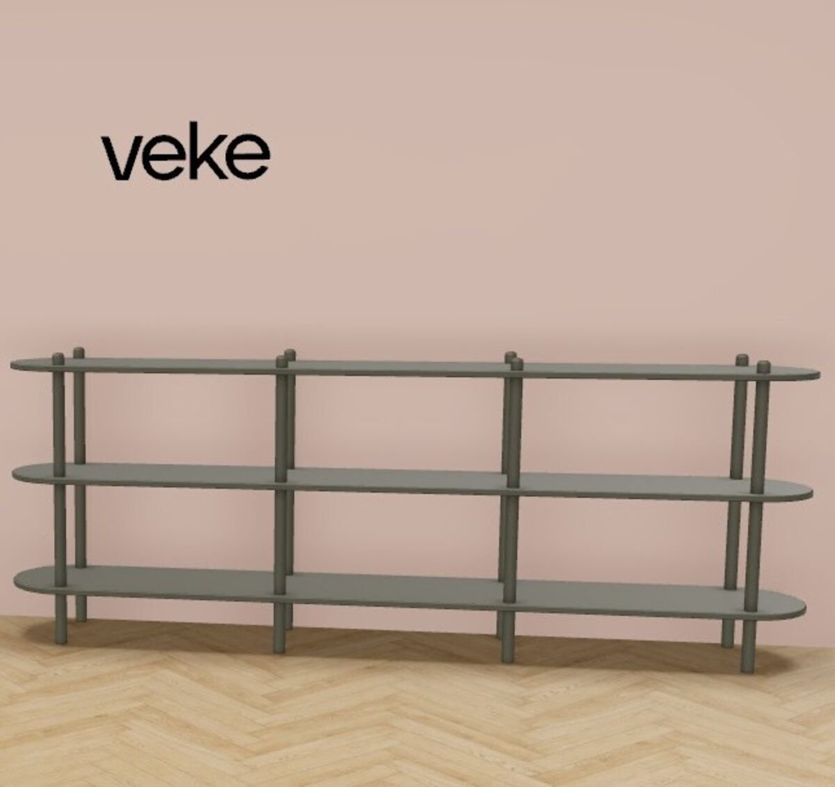 Askel avohylly 230x35x86 cm sammal