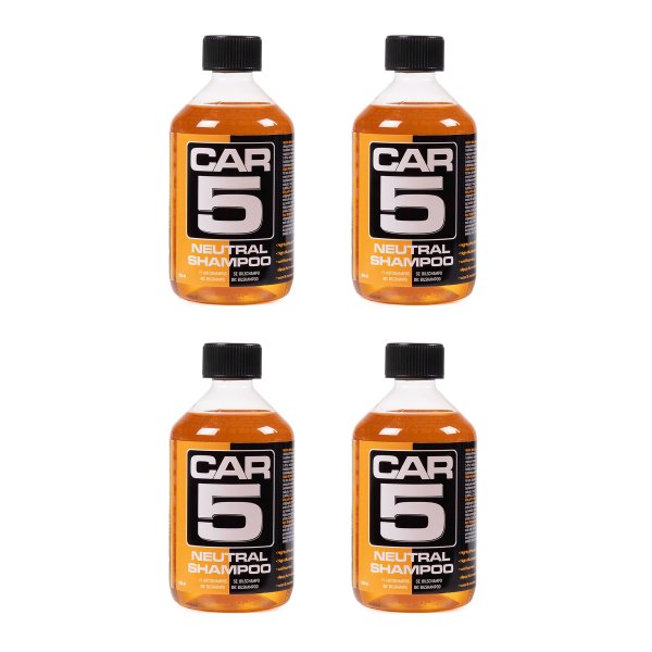 Autoshampoo CAR5 Shampoo, 4 x 500 ml