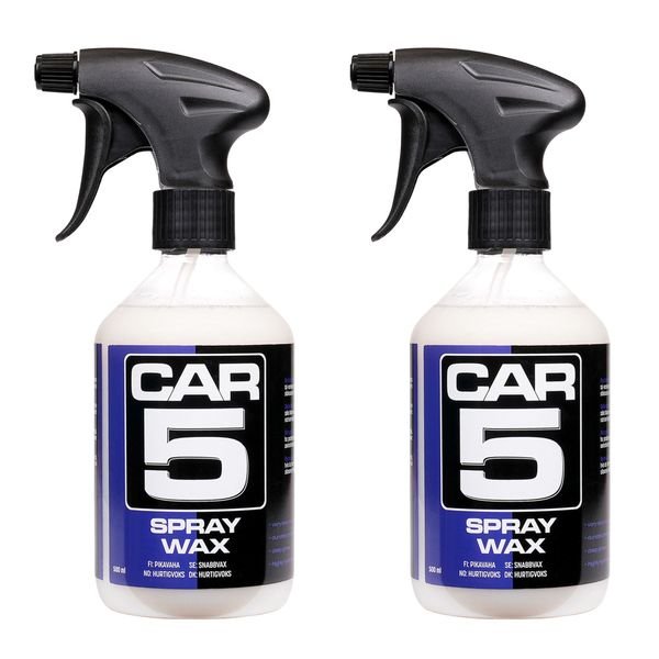 Pikavaha CAR5 Spray Wax, 2 x 500 ml
