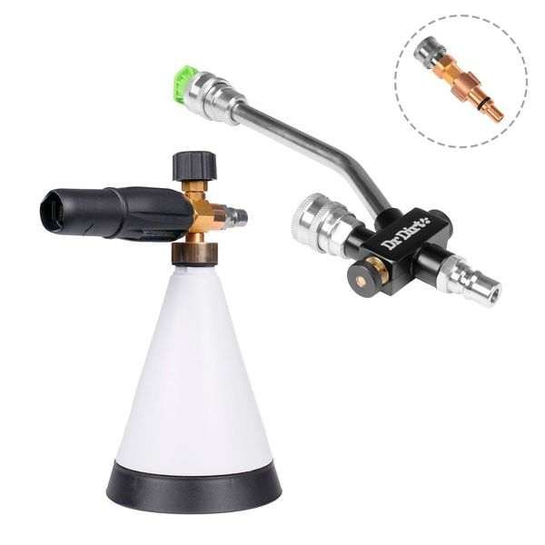 Vaahdotinsetti Dr Dirt Dual Valve G3, SnapLock, Lavor