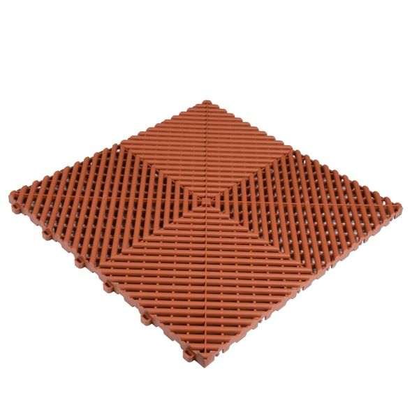 Lattialaatta Dr Dirt Garage Plaza HD (1,92 m²), Terrakotta, 1.92 m² (12 laattaa)
