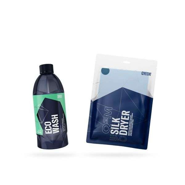 Vedetön pesuaine Gyeon Q²M EcoWash, 500 ml + SilkDryer EVO (50x55)