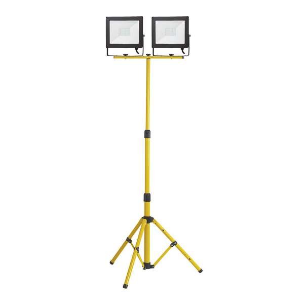 LED-työmaavalaisin, 230V, 2 x 50W