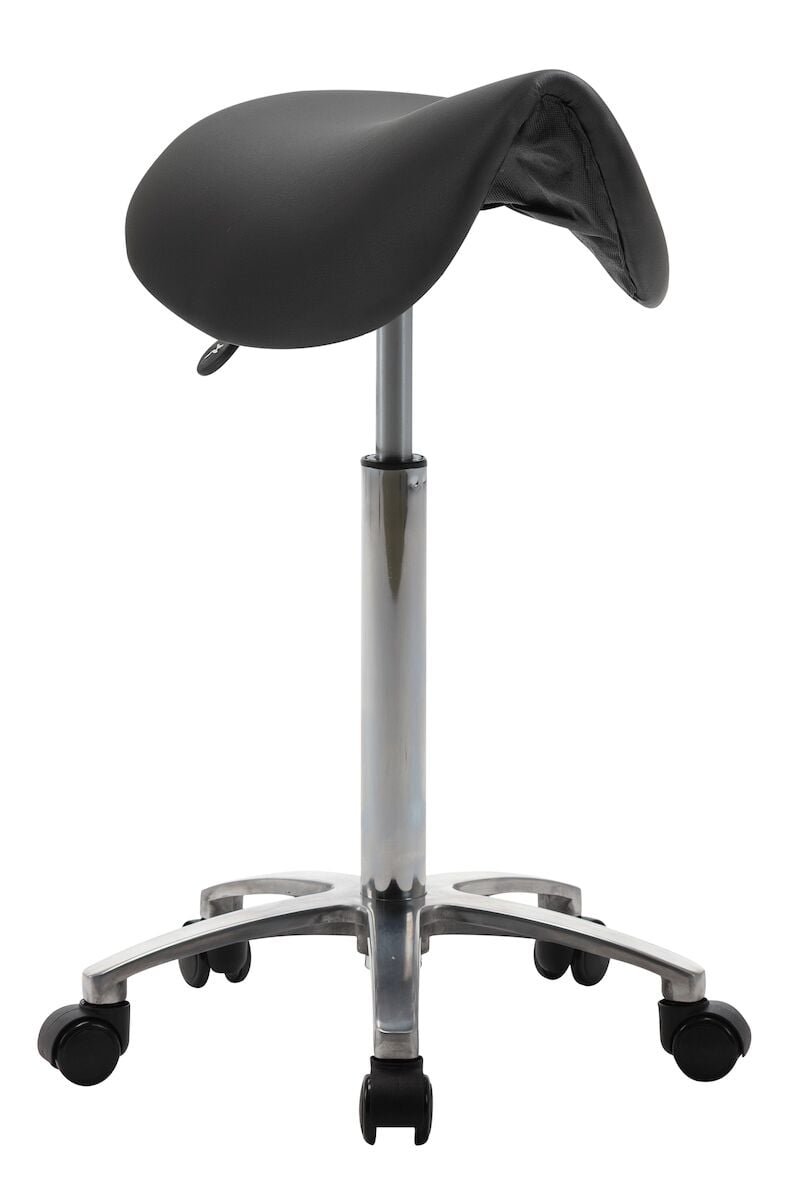 Ergo satulatuoli musta nahka