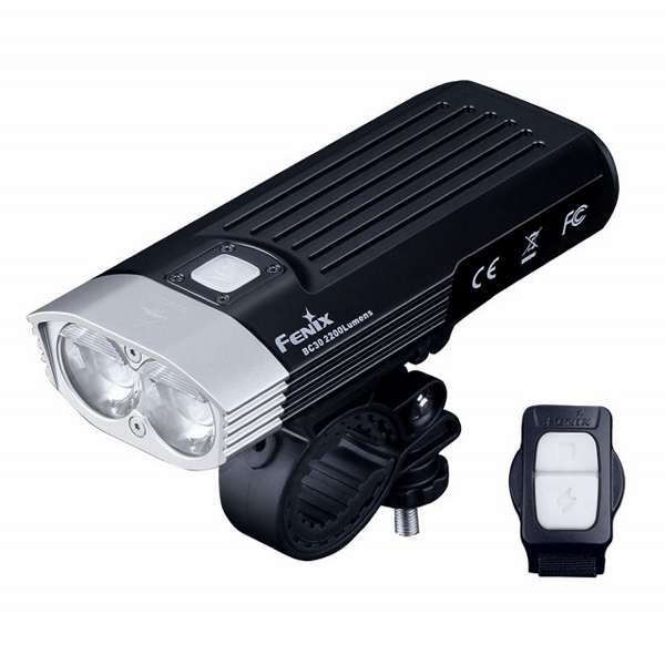 Pyöränvalo Fenix BC30 V2 - 2200 lm / Ladattava, Pelkkä valaisin