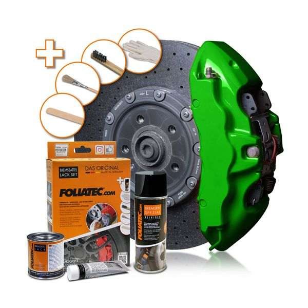 Jarrusatulan maalaussetti Foliatec, Power Green