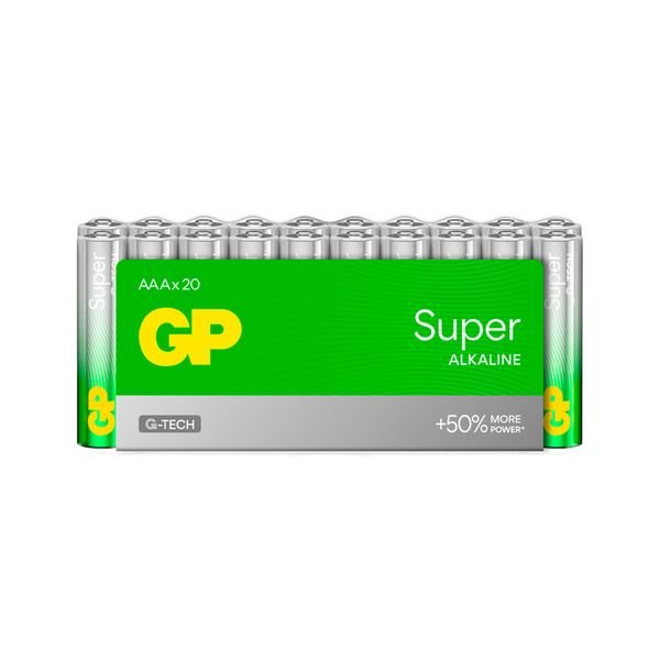 AAA-paristo GP Super Alkaline, 20 kpl