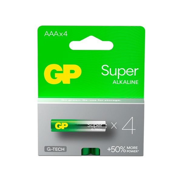 AAA-paristo GP Super Alkaline, 4 kpl