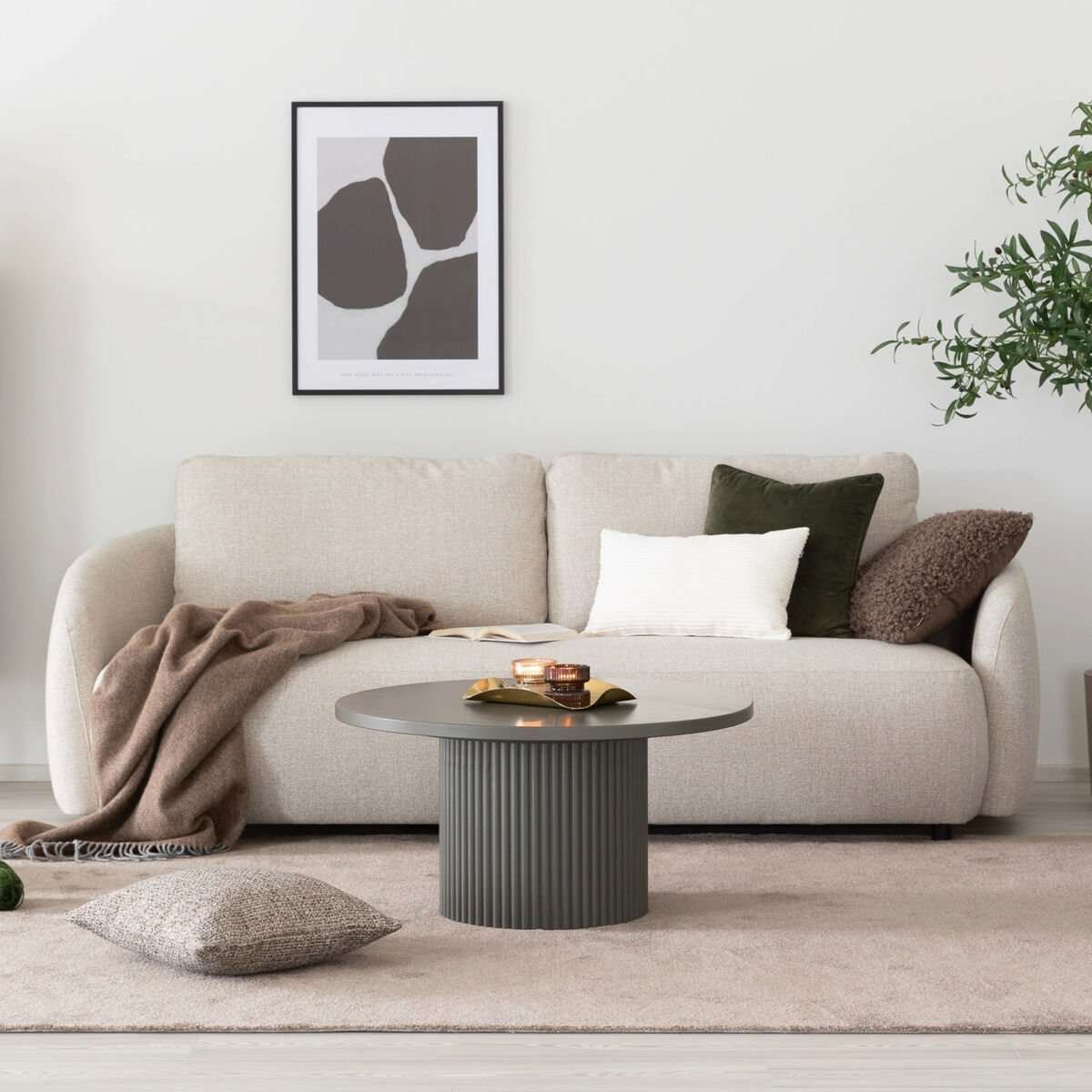 Haave 3-istuttava sohva beige Julen 19