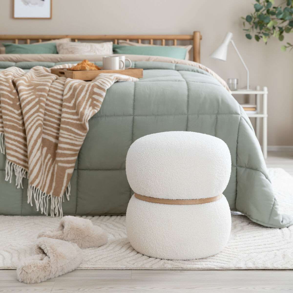 House Nordic Milford rahi Ø38 cm valkoinen