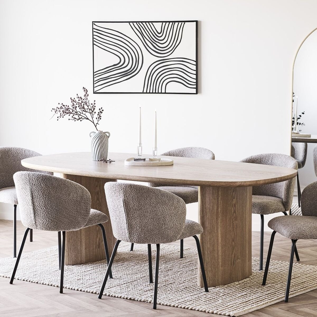 House Nordic Serra ruokapöytä 210x110 cm saarni