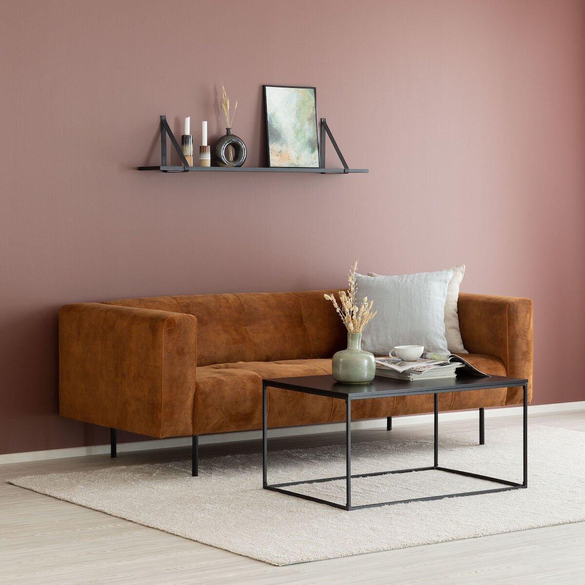 House Nordic Vita sohvapöytä 90x60x45 cm musta