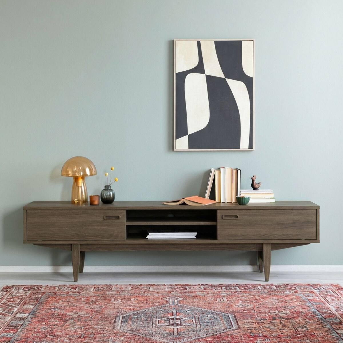 Kahlos tv-taso 180x40x46 cm savutammi