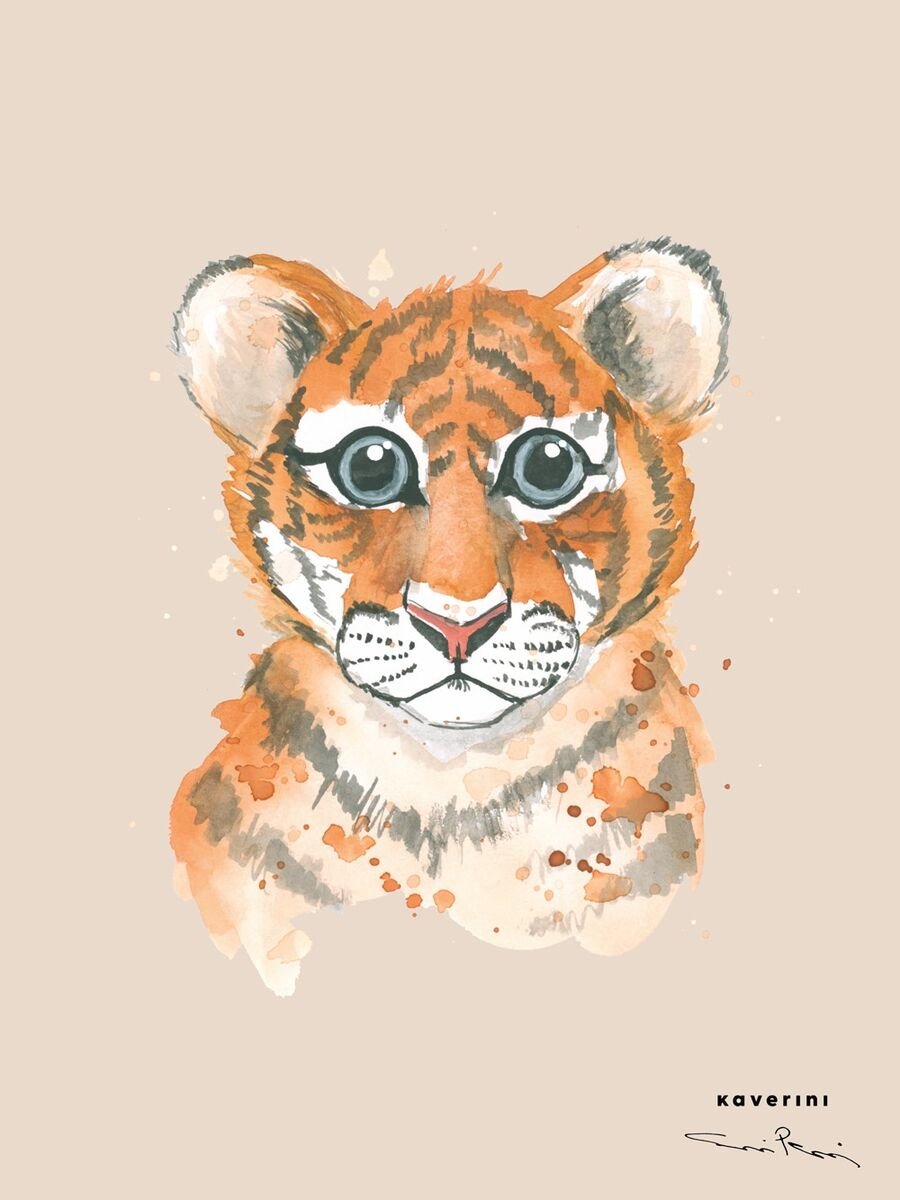 Kaverini Tiikeri juliste 30x40 cm