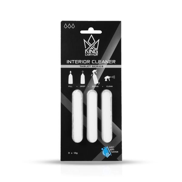 Sisätilojen puhdistusaine King Carthur Interior Cleaner Tablet, 3 kpl, Pelkät pesuainetabletit