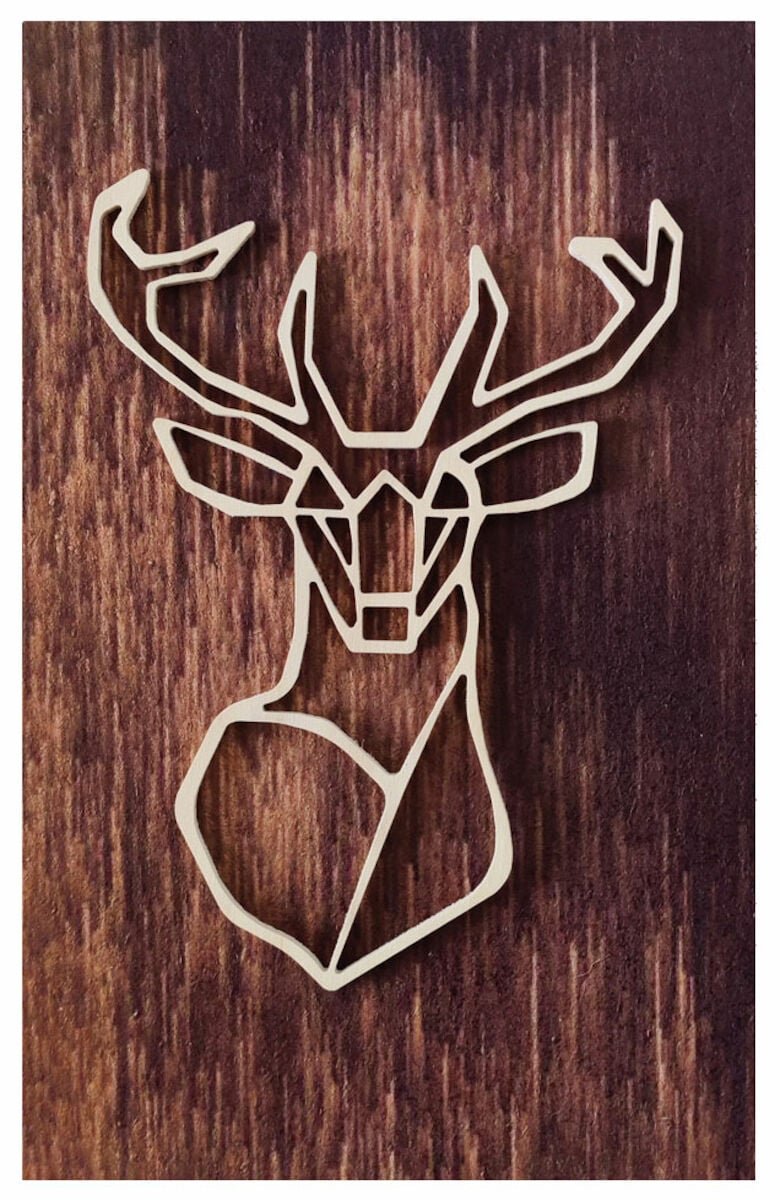 Koivuiset Peura akustiikkataulu 36x56 cm tuulihaukka