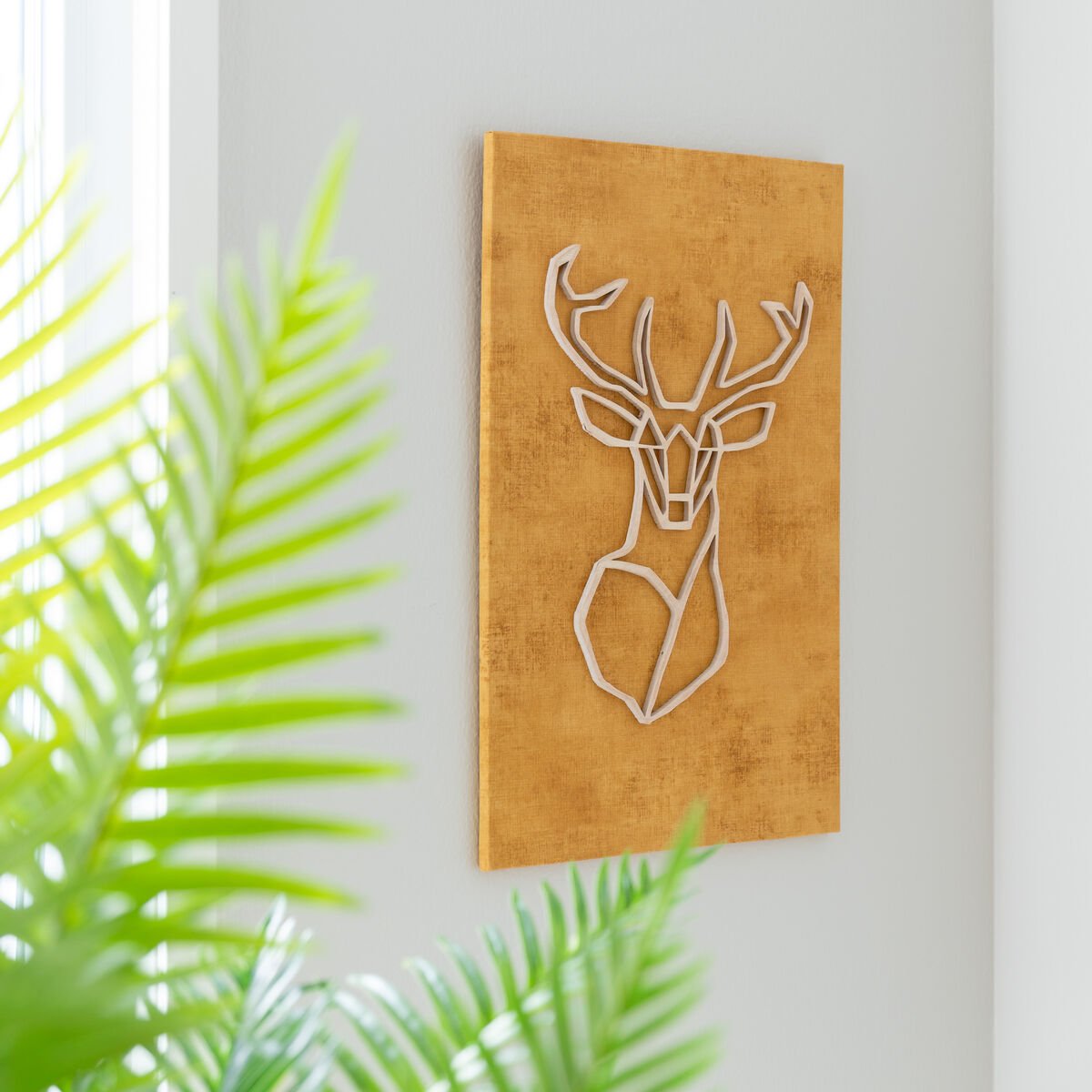 Koivuiset Peurataulu - okra 37x57 cm