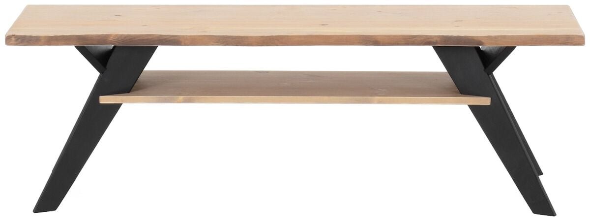 Lana tv-taso 150x45 cm antiikki/musta