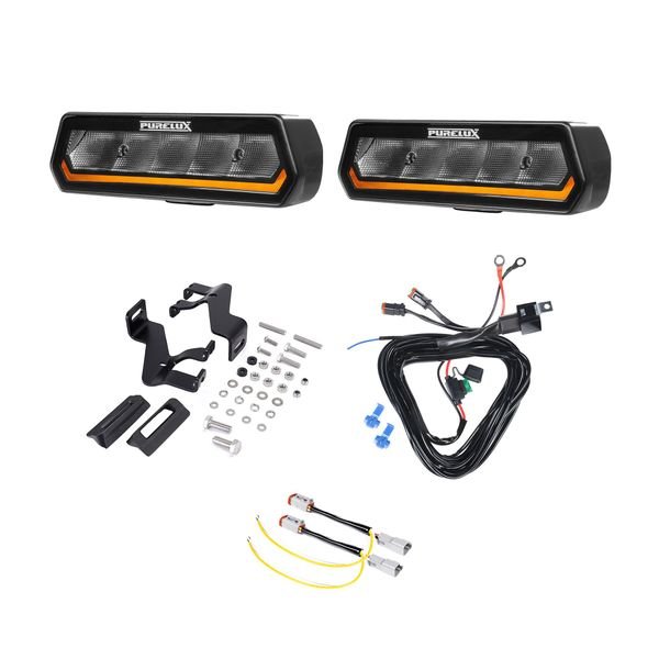 Kiinnikesarja Lazer A-Pillar Holder, Toyota Land Cruiser 250 (2024+), Kiinnikesarja + 2 kpl Purelux Panther Alpha 30