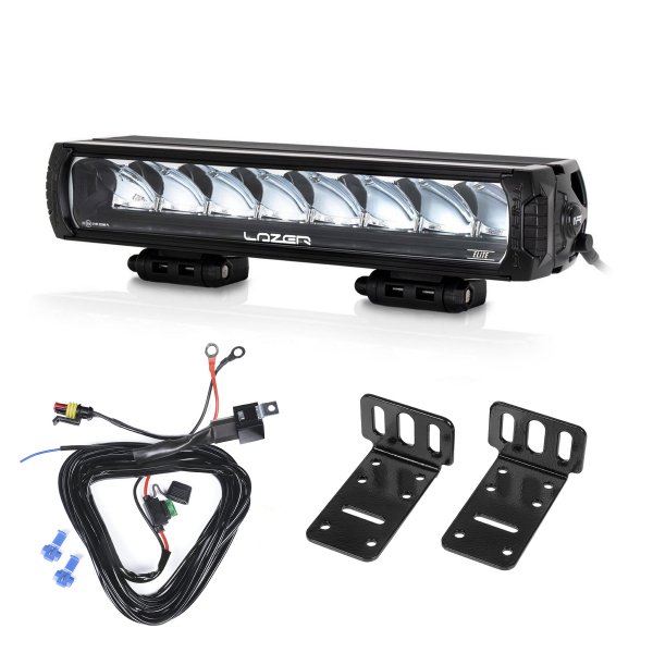 Lisävalo Lazer Triple-R 1000 ELITE GEN2 - Suora / 41 cm / 104W / Ref. 25, 1 kpl - Täydellinen setti