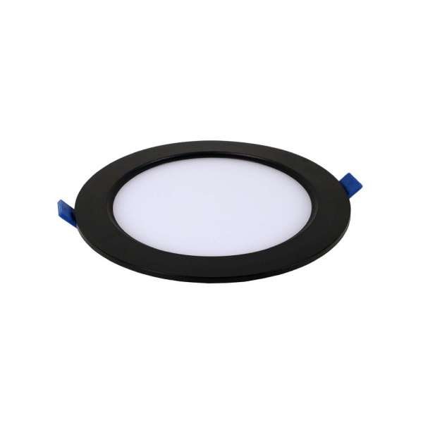 Led paneeli Led Energie - Uppoasennettava / Himmennettävä / Pyöreä, 12W / 900 lm / 170 mm / Musta
