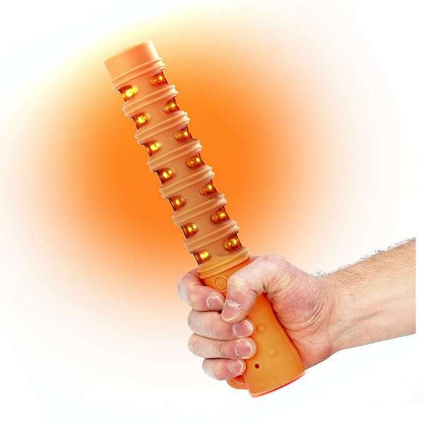 LED valosauva PUREFLARE 15 LED - Oranssi / Ladattava