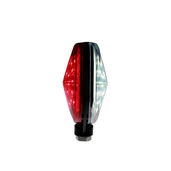 Huomiovalo Ledson Spanish - Valkoinen/Punainen / 12/24V / 125 mm