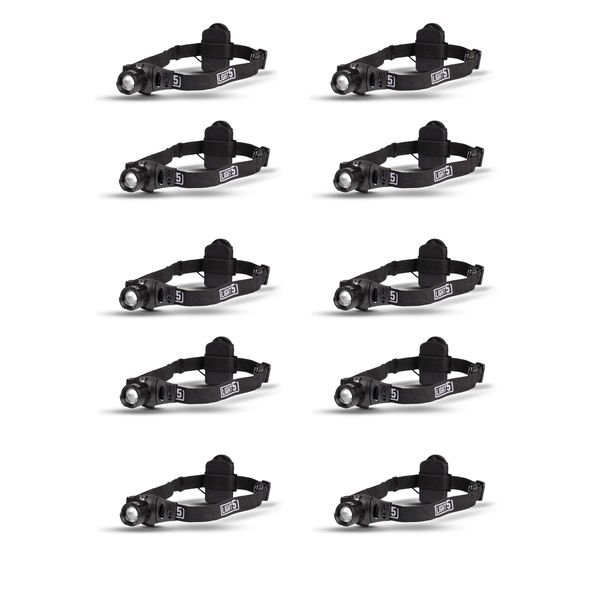 Otsalamppu Light5 Zoom H22 - 210 lm / Paristokäyttöinen, 10 kpl