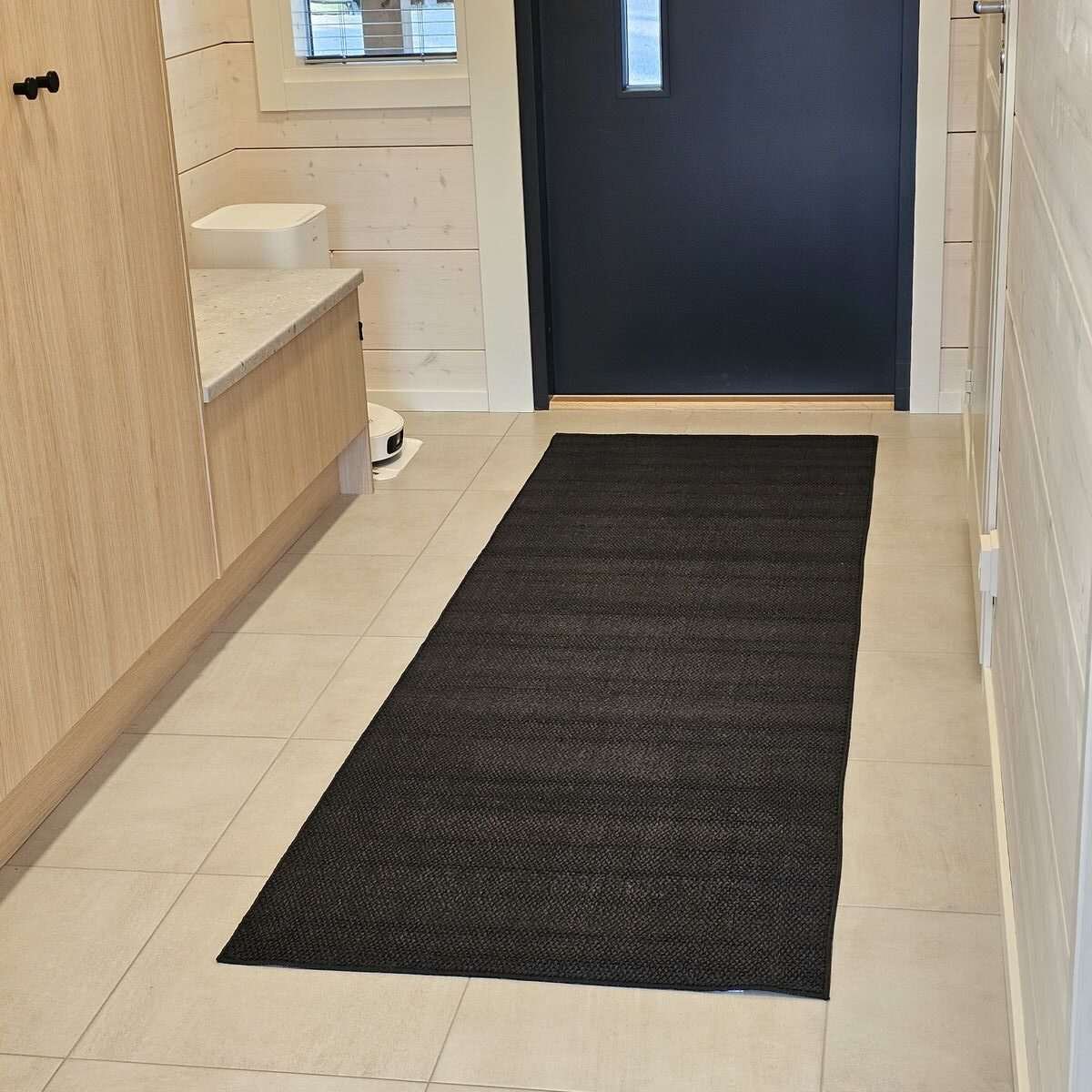 Linnea käytävämatto 80x250 cm musta