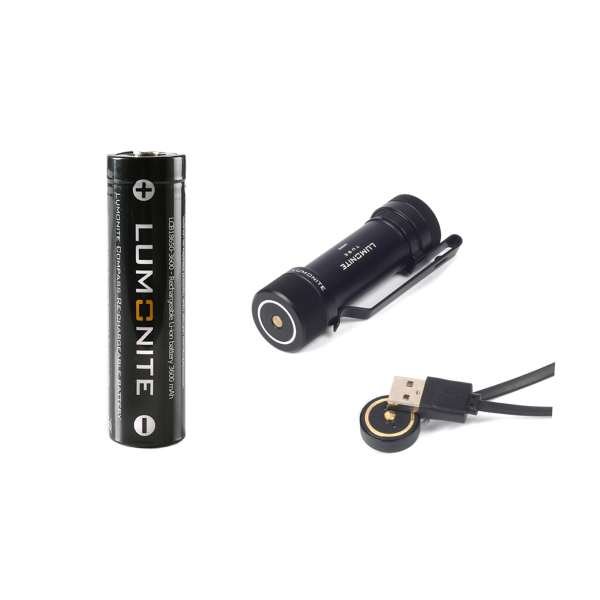 Akku LUMONITE Compass - 3500 mAh, Akku + Latausputki + Latausjohto (Compass R)