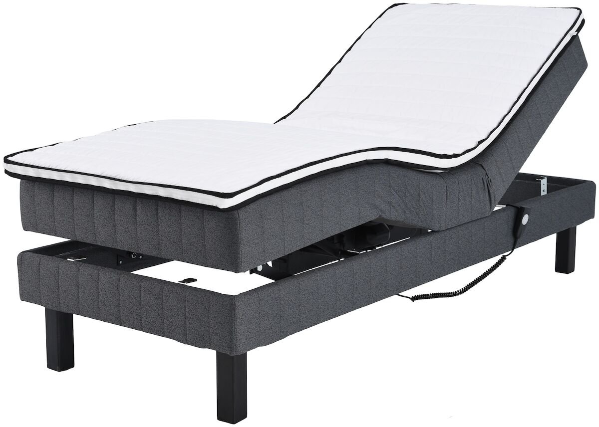 Lumi pocket moottorisänky 90x200 cm M TH Bianca lumi petauspatja, wenge j