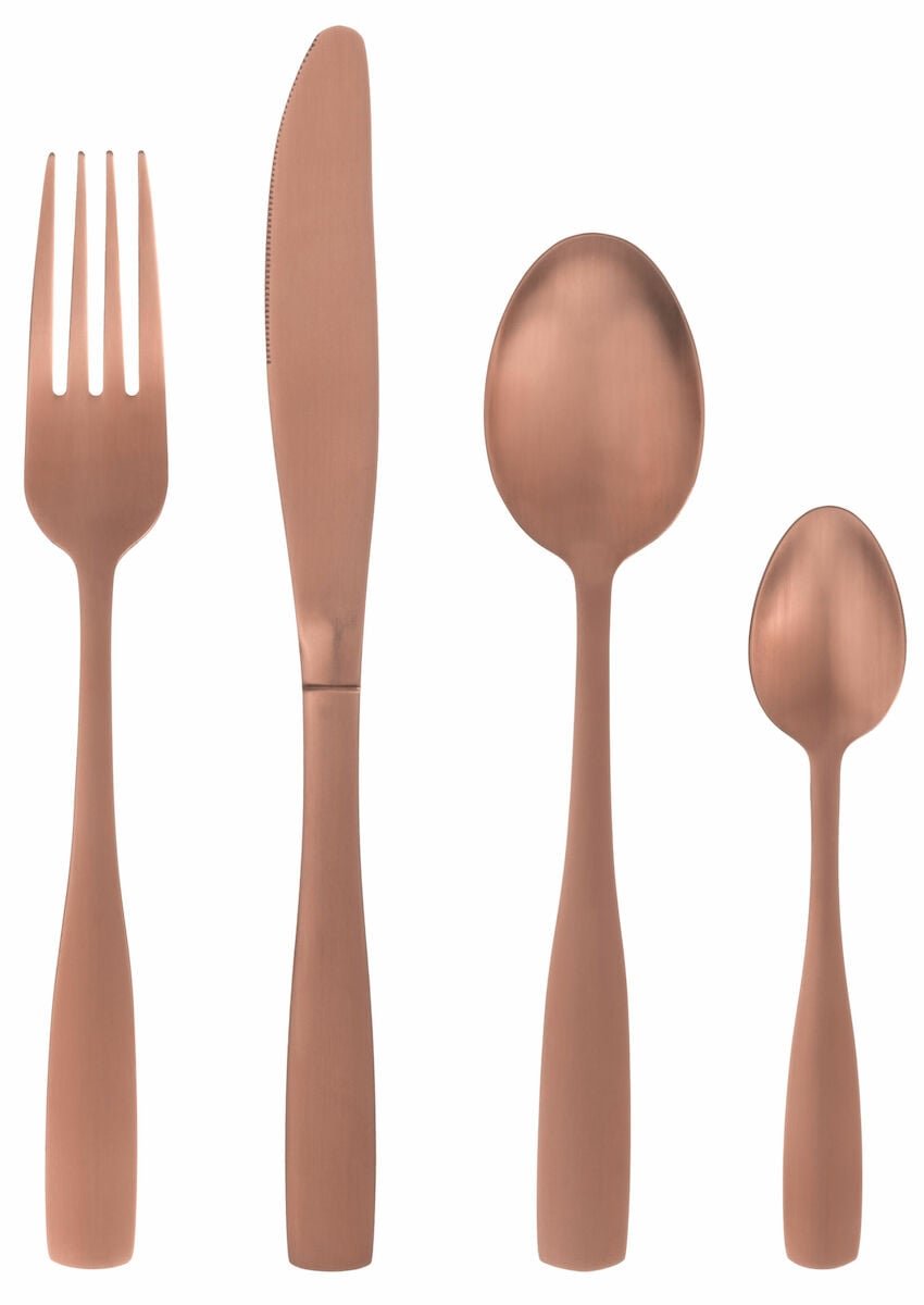 Maku aterimet 16 kpl ruusukulta