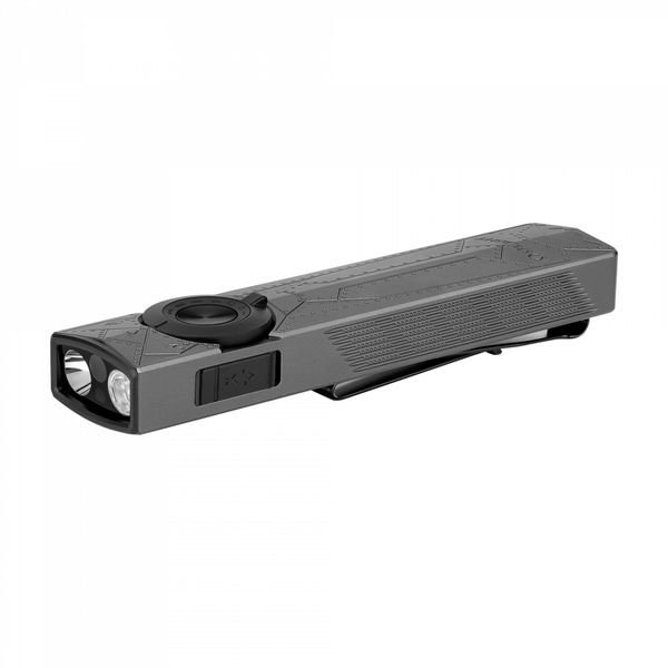 Taskulamppu OLIGHT ArkPro - 1500 lm / 124 mm / Ladattava, Tummanharmaa