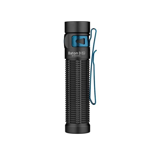 Taskulamppu OLIGHT Baton 3 Pro - 1500 lm / 101 mm / Ladattava, Musta