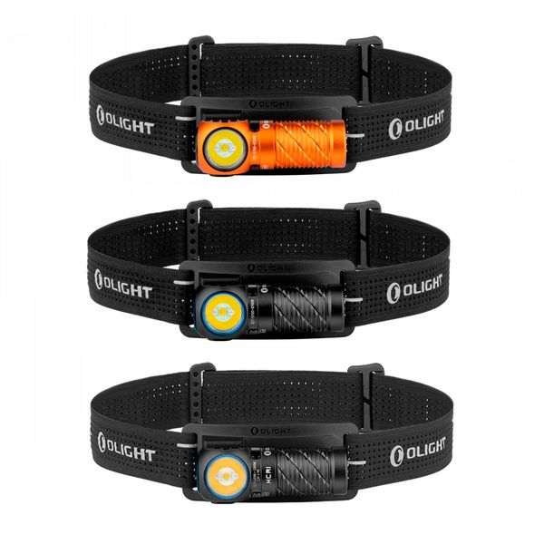 Otsalamppu OLIGHT Perun 3 Mini - 1250 lm / Ladattava, Musta (Standard)
