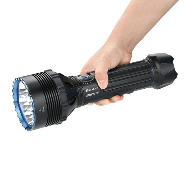 Hakuvalo OLIGHT X9R - 25000 lm / 320 mm / Ladattava, Täydellinen setti - Yksi akku