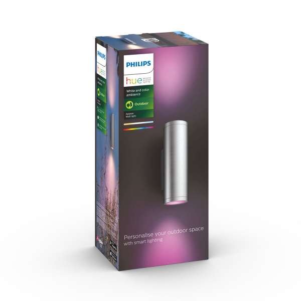Seinävalaisin Philips Hue Appear WCA, 2000-6500K, Alumiini